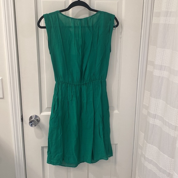 Emerald green dress with pockets by Mango - Picture 2 of 4
